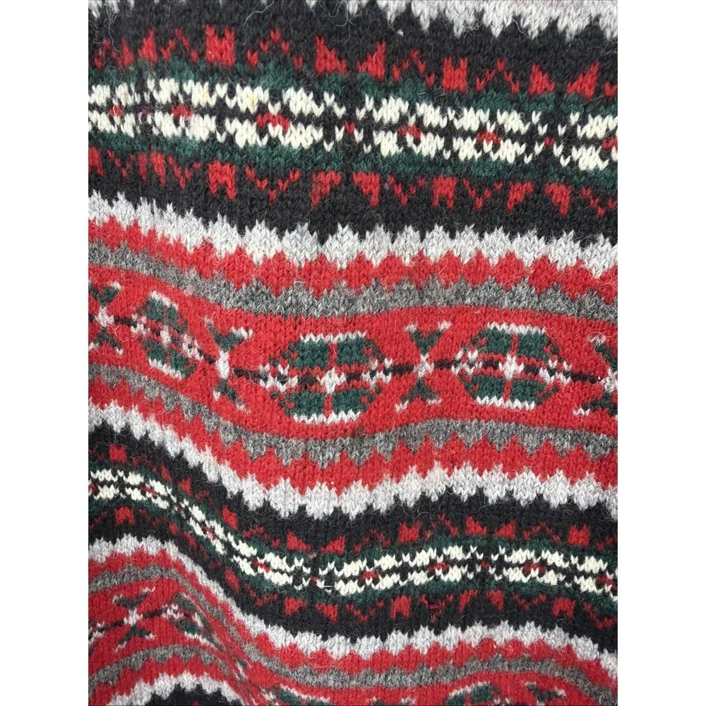 Manawatu‎ Vintage Pullover Sweater 100% Wool Large Mens New Zealand Fair Isle